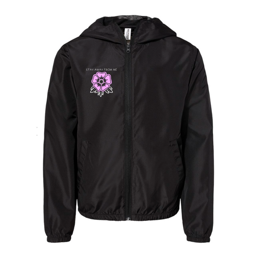Stay away from me adult windbreaker