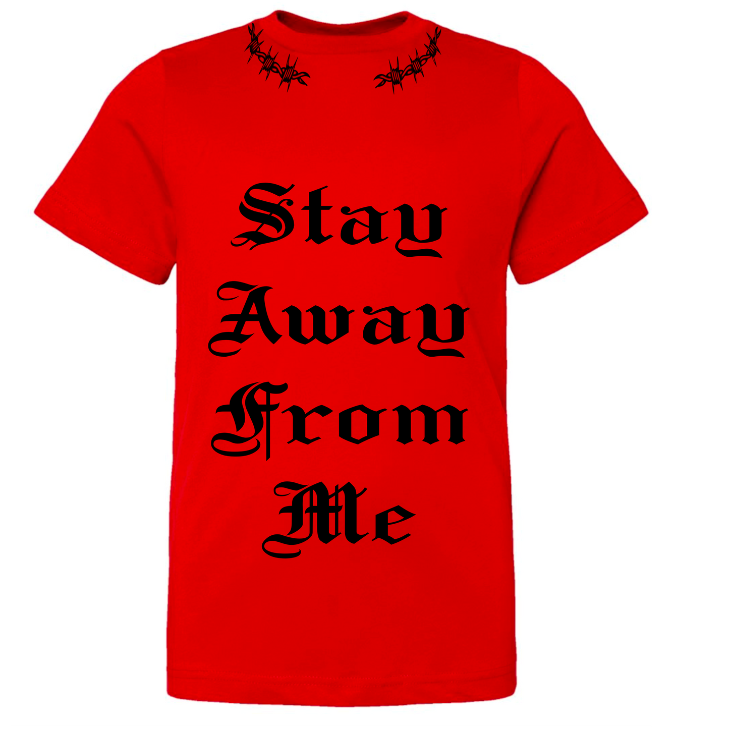 Stay Away Tee Toddler Youth Red