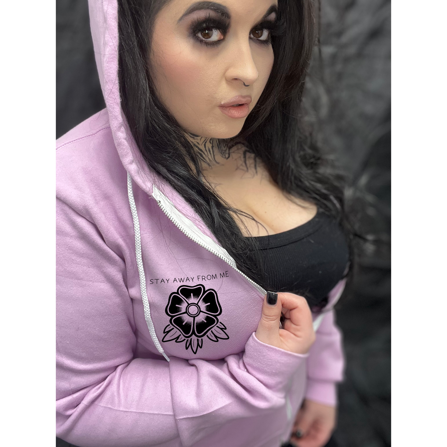 Stay Away From Me Adult Zip Up