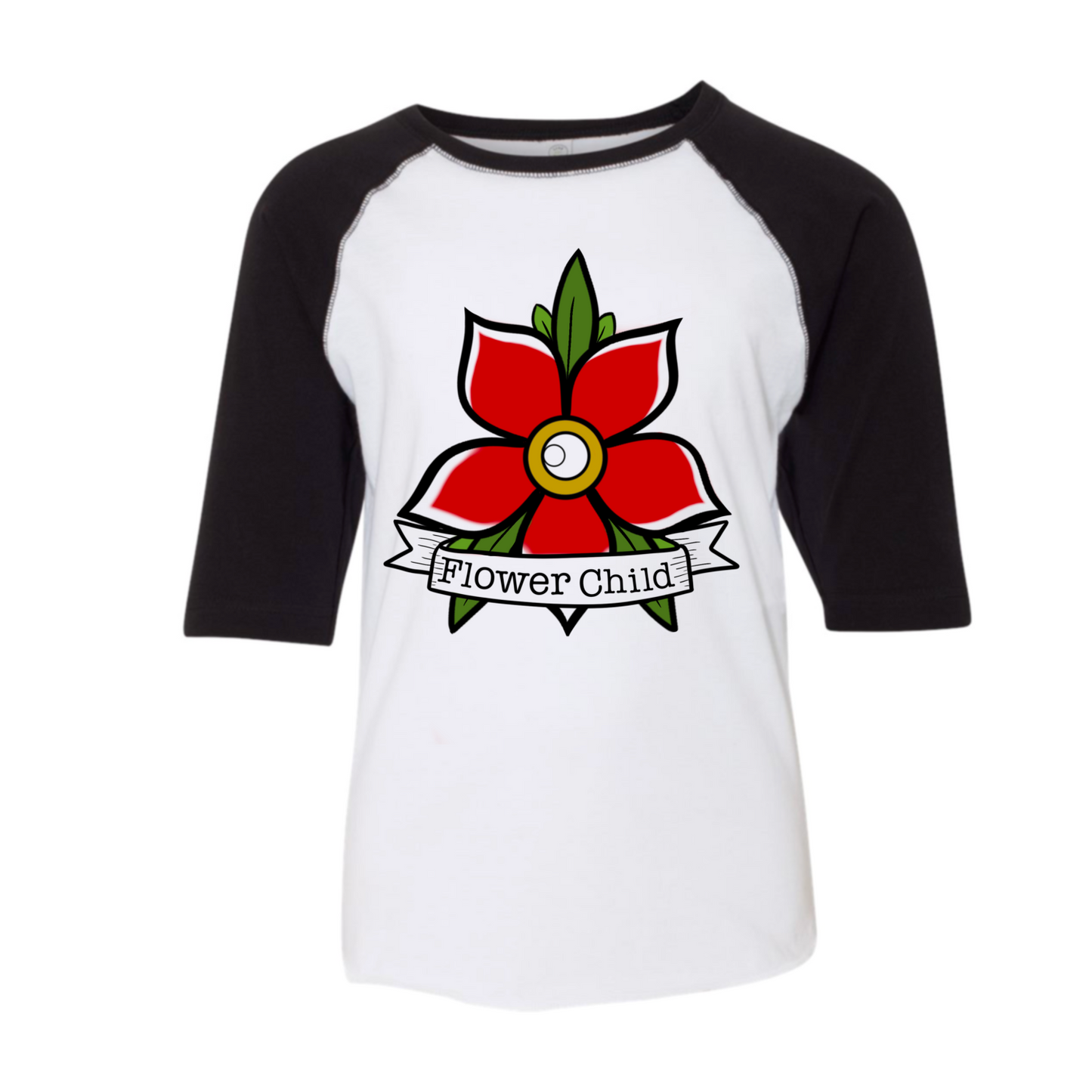 Flower Child Baseball Tee