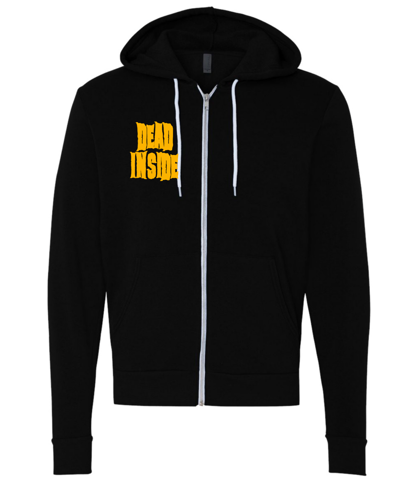 DEAD INSIDE adult zip up hoodie. LIMITED EDITION