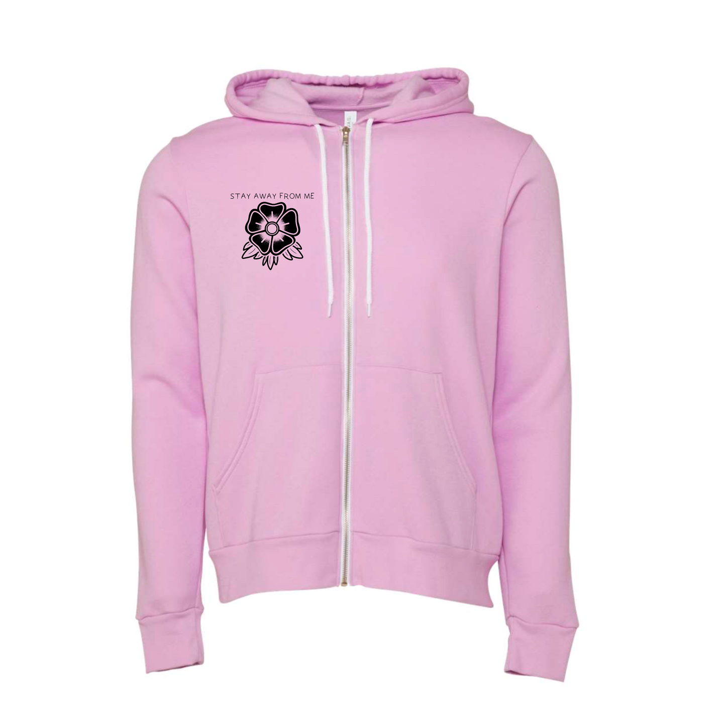 Stay Away From Me Adult Zip Up