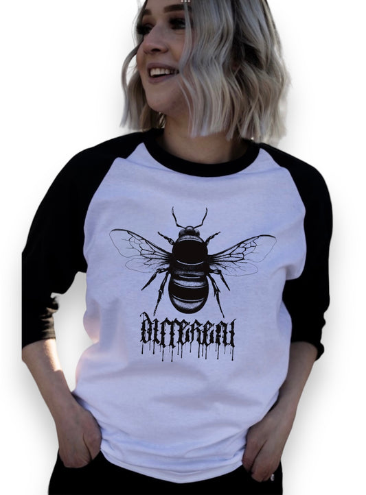 Bee Different Raglan Tee: Adult
