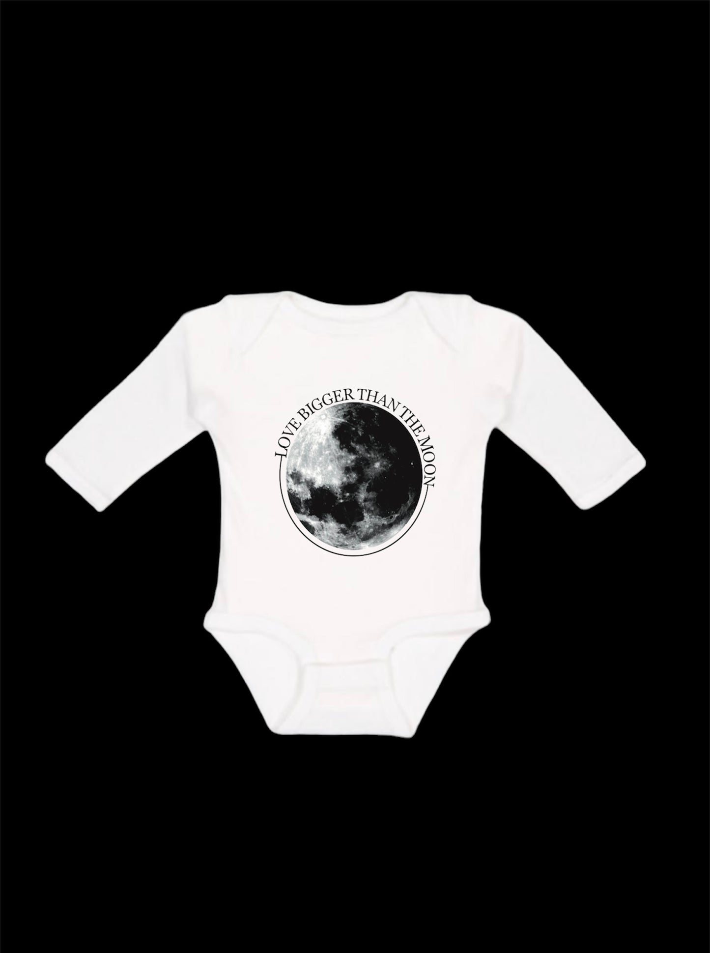 Moon Long Sleeve Bodysuit: Infant