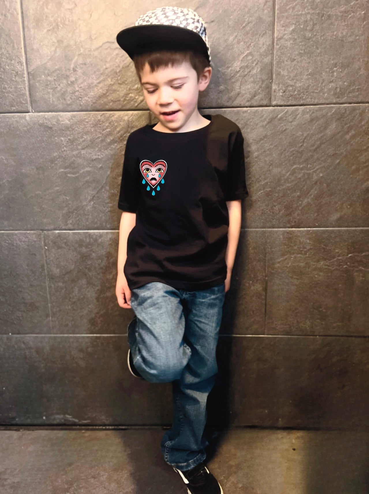 Unisex Heart Tee, Toddler /Youth