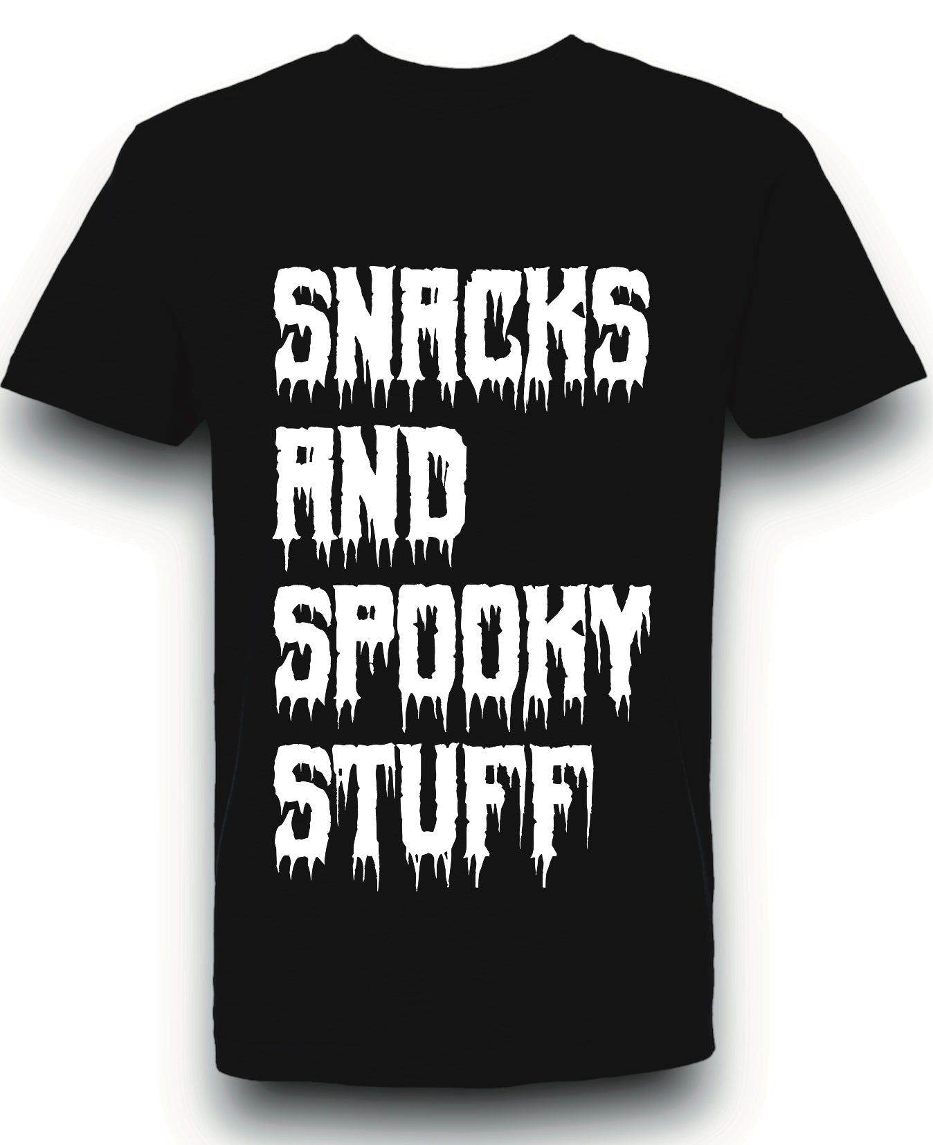 Snacks and Spooky Stuff Adult Tee