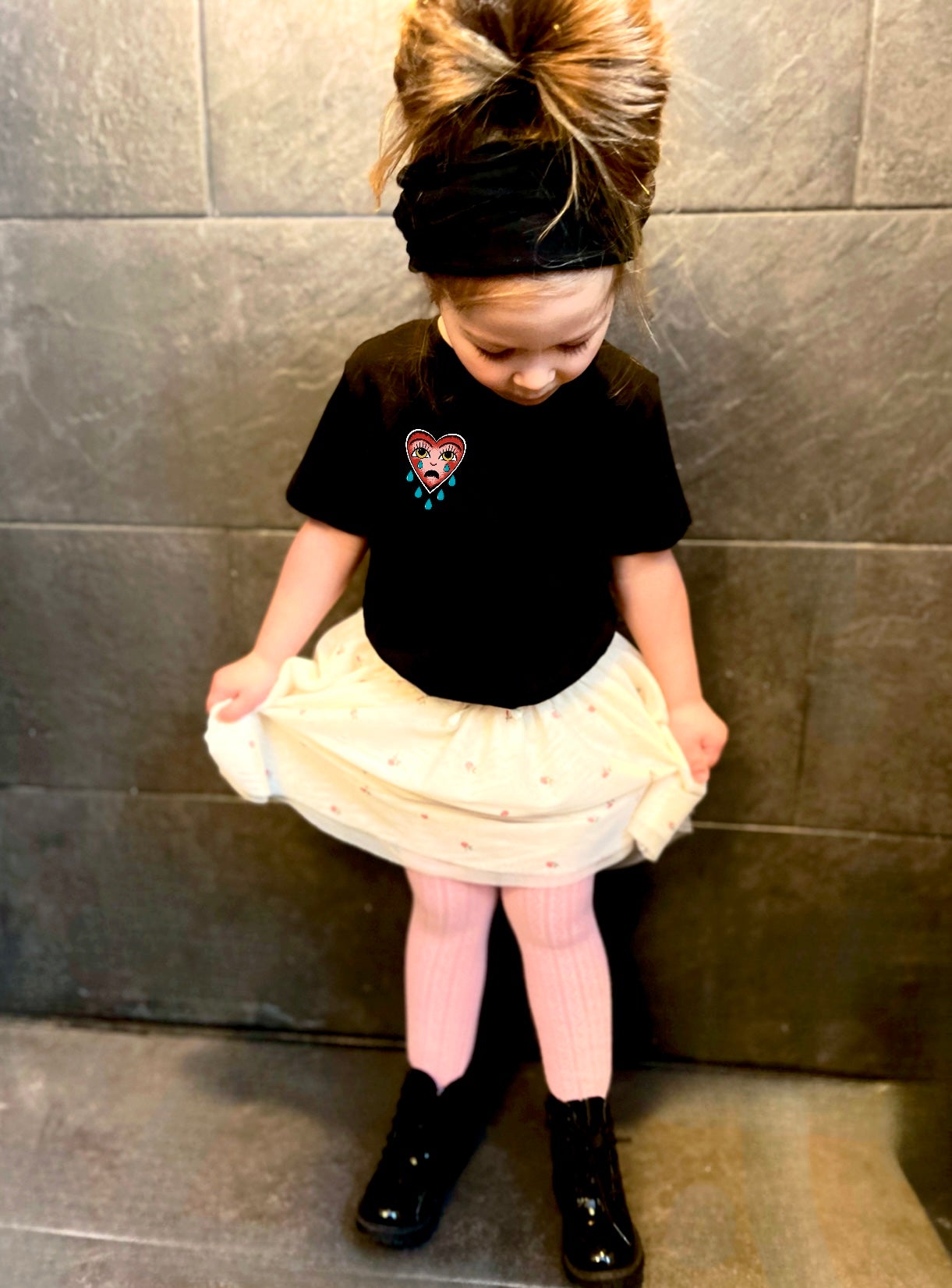 Unisex Heart Tee, Toddler /Youth