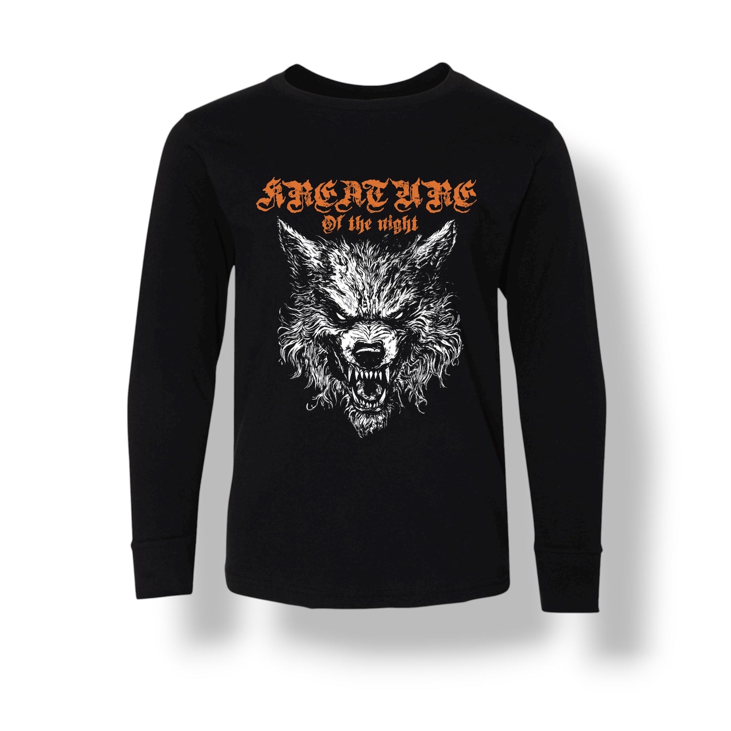 Kreature of the Night Long Sleeve Kids Tee