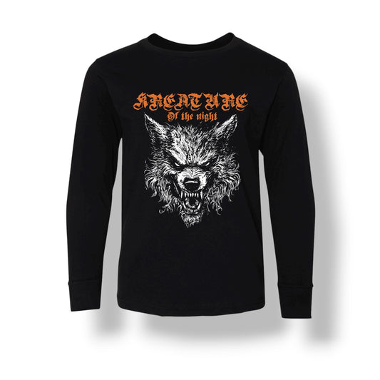 Kreature of the Night Long Sleeve Kids Tee