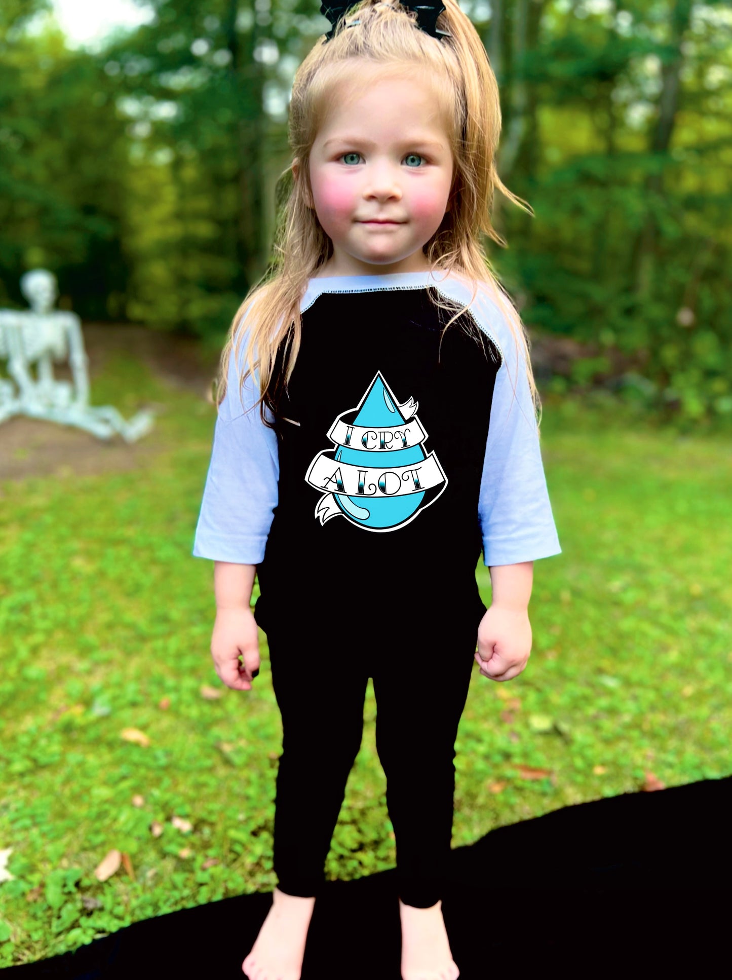 I Cry A Lot Baseball Tee