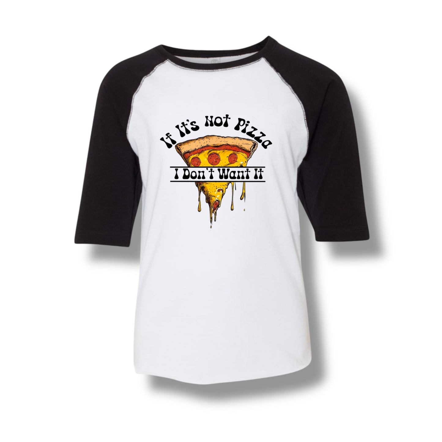 Pizza Baseball Tee Toddler/Youth Sizes