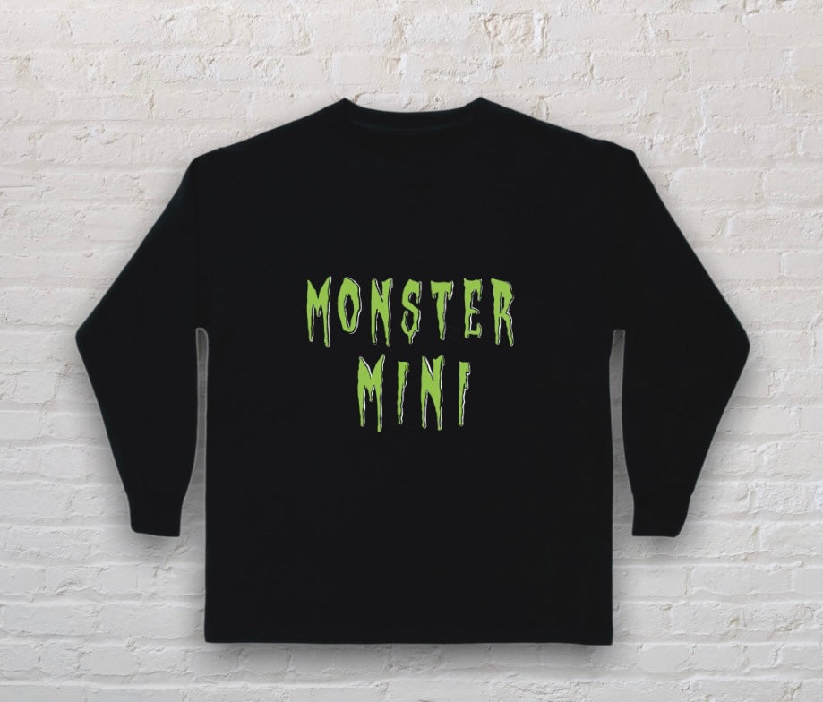 Monster Long Sleeve Black Toddler