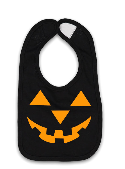 Pumpkin Fine Jersey Bib: Infant