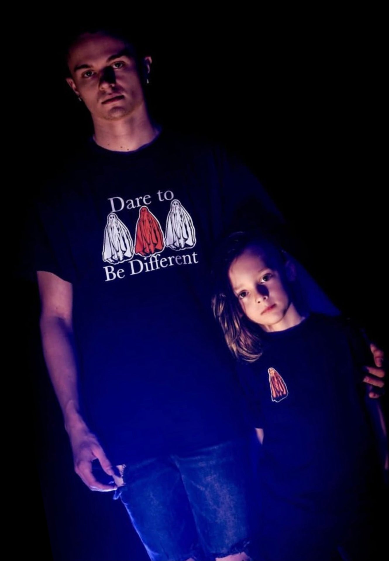 Dare to be Different Black Short Sleeve T-Shirt: Adult