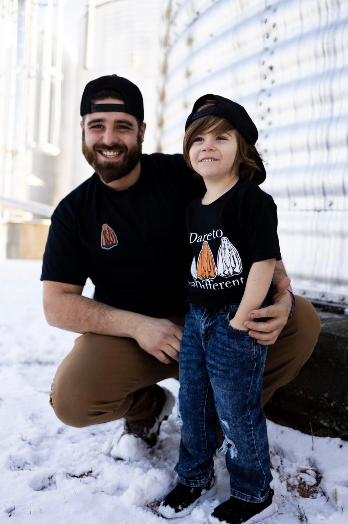 Dare to be Different Black T shirt