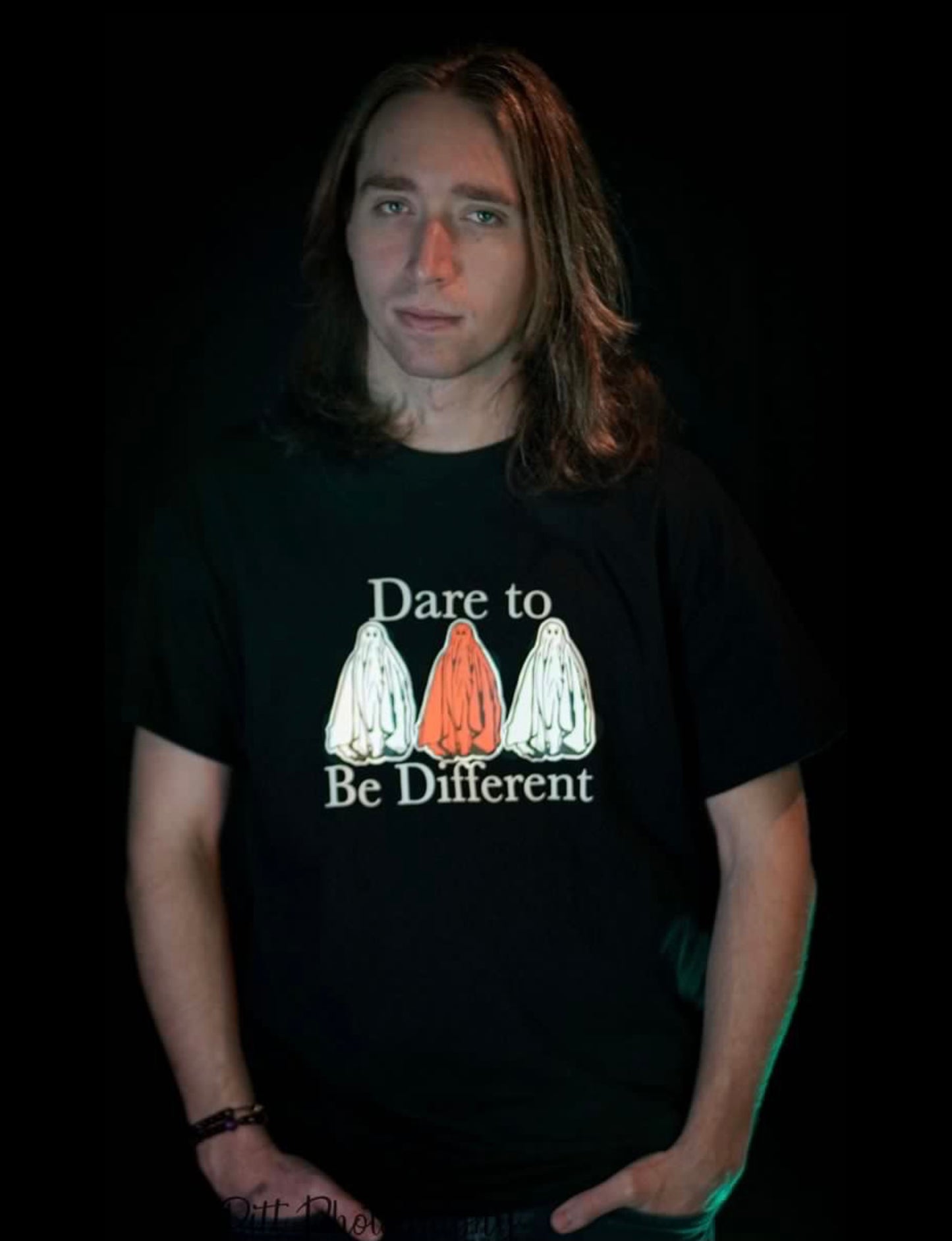 Dare to be Different Black Short Sleeve T-Shirt: Adult