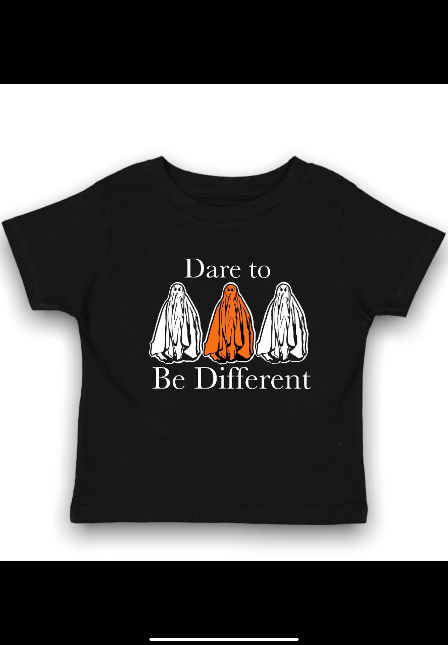 Dare to be Different Black T shirt
