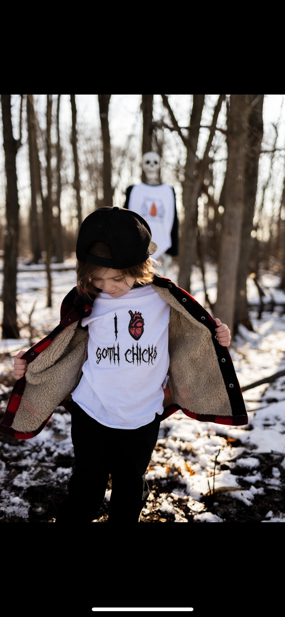 I Heart Goth Chicks Baseball Tee