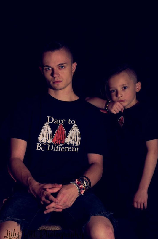 Dare to be Different Black Short Sleeve T-Shirt: Adult